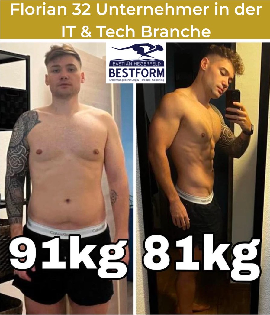 Florian, 32 J, IT: -10 kg