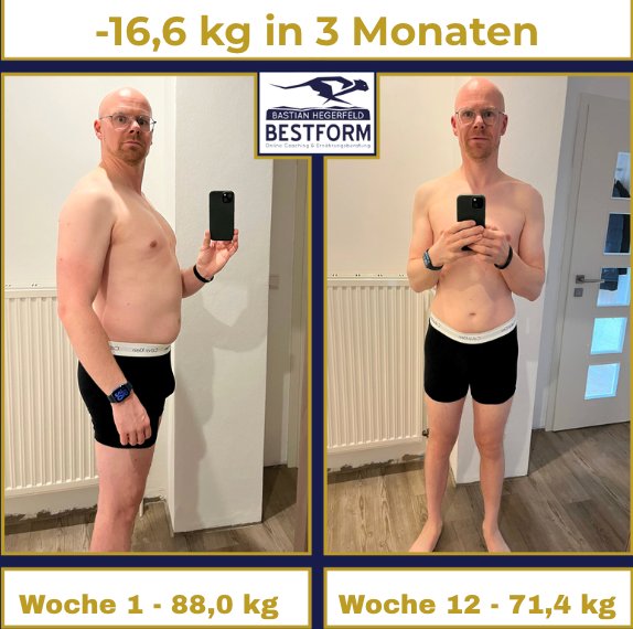 Tim, 37 J, Bänker: -16,6 kg